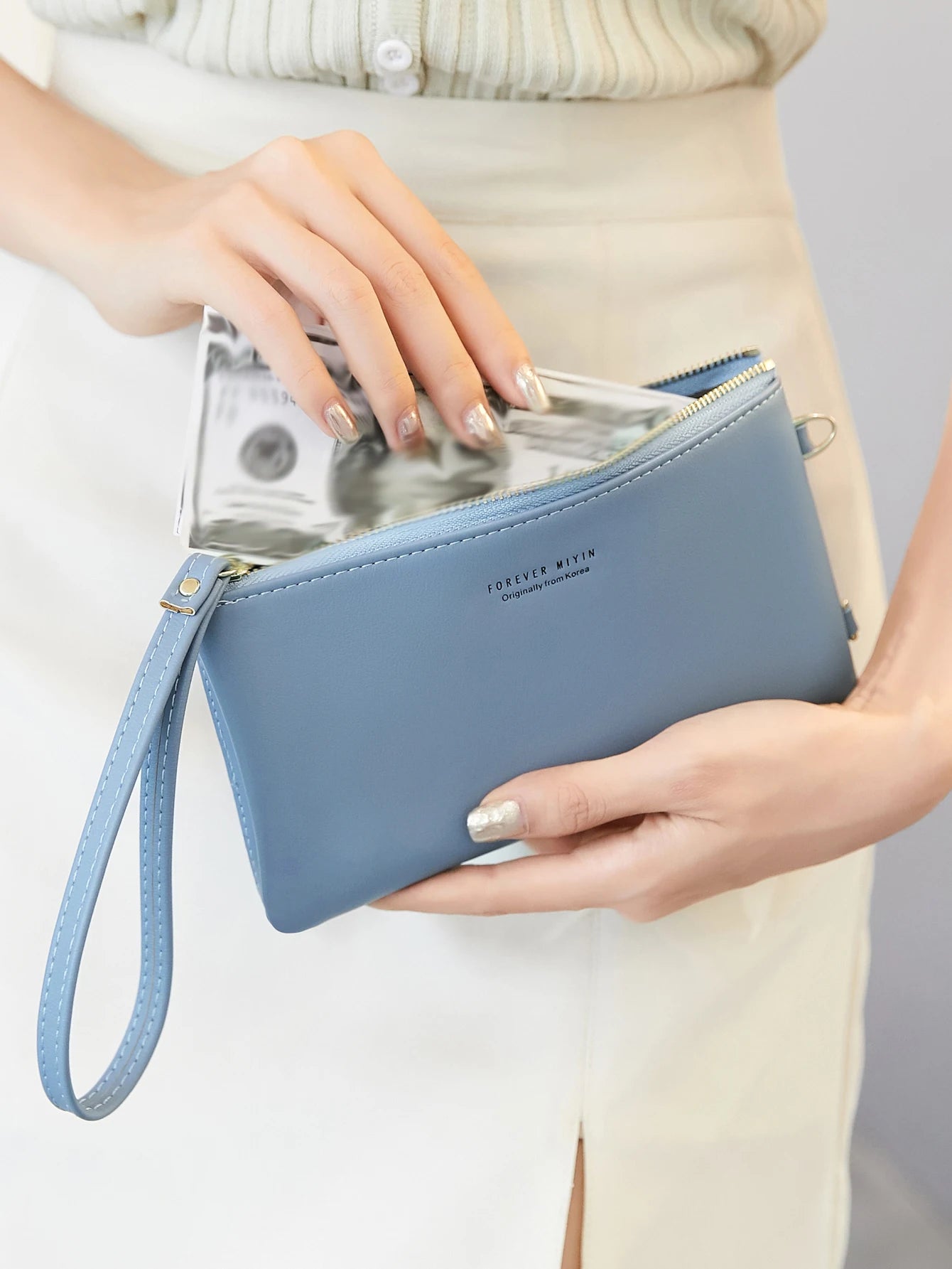 Touchscreen Phone Wallet Crossbody Bag for Women – PU Leather