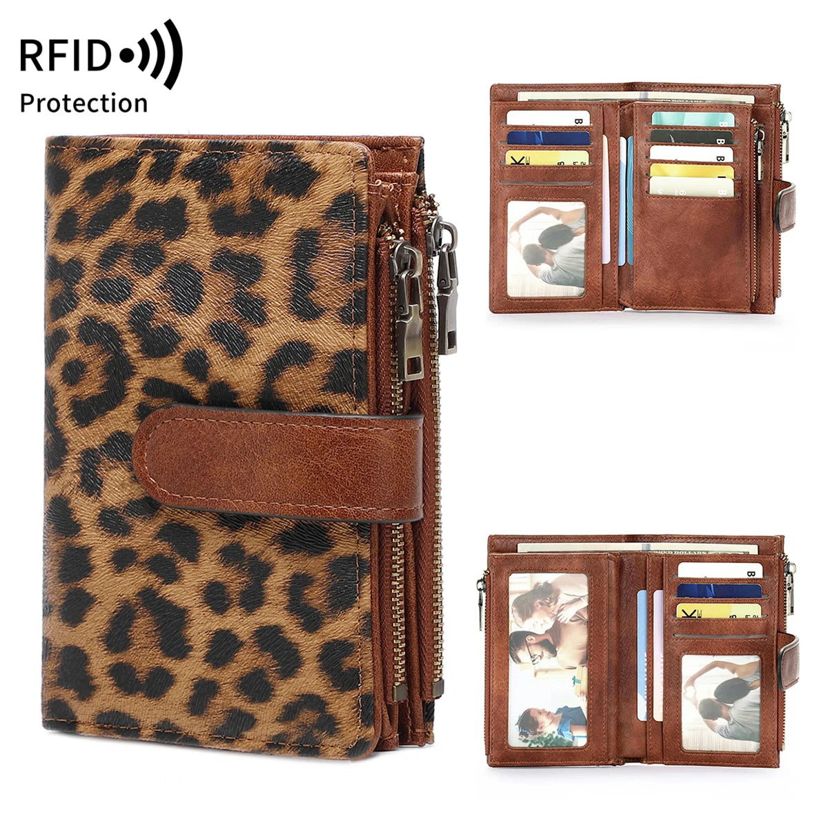 RFID Blocking Women's Wallet – Large Capacity Card Holder