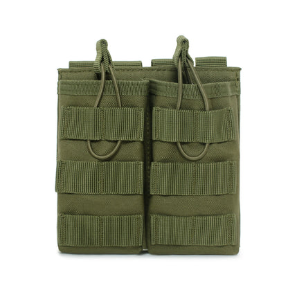 MOLLE Double Mag Pouch – Tactical M4/M16 Magazine & Walkie-Talkie Holder