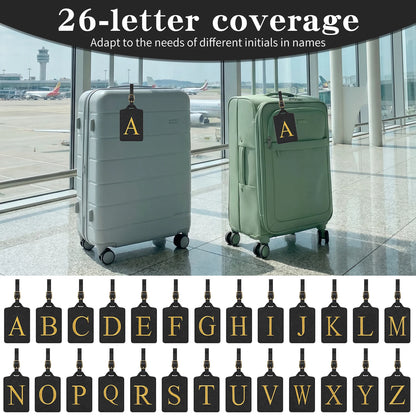 Personalized Initial Letter Luggage Tag – Anti-Lost Suitcase ID Tag