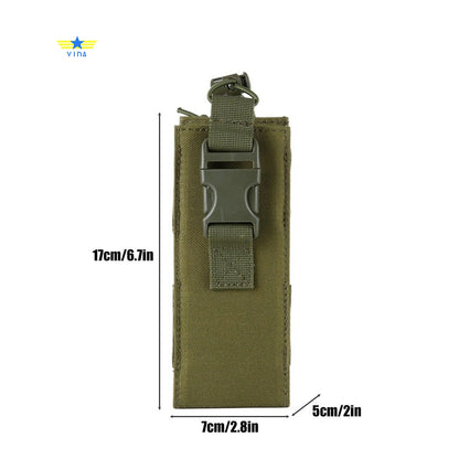 Water Bottle Holder Pouch – Tactical MOLLE Carrier for Hiking