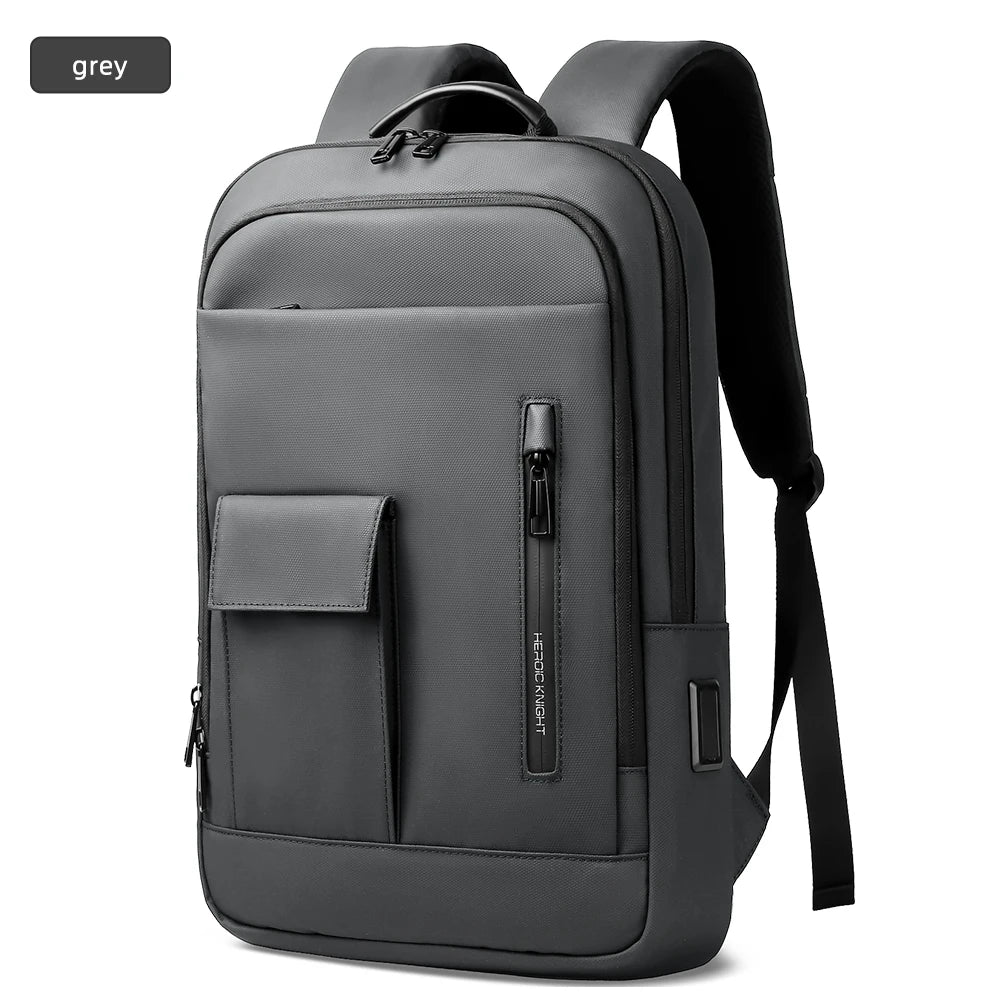 Slim Laptop Backpack Men 15.6" & 17" USB Port Lightweight