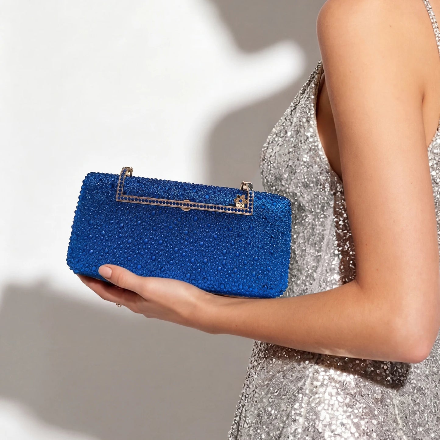 Sparkling Crystal Evening Clutch Bag – Women's Luxury Mini Crossbody