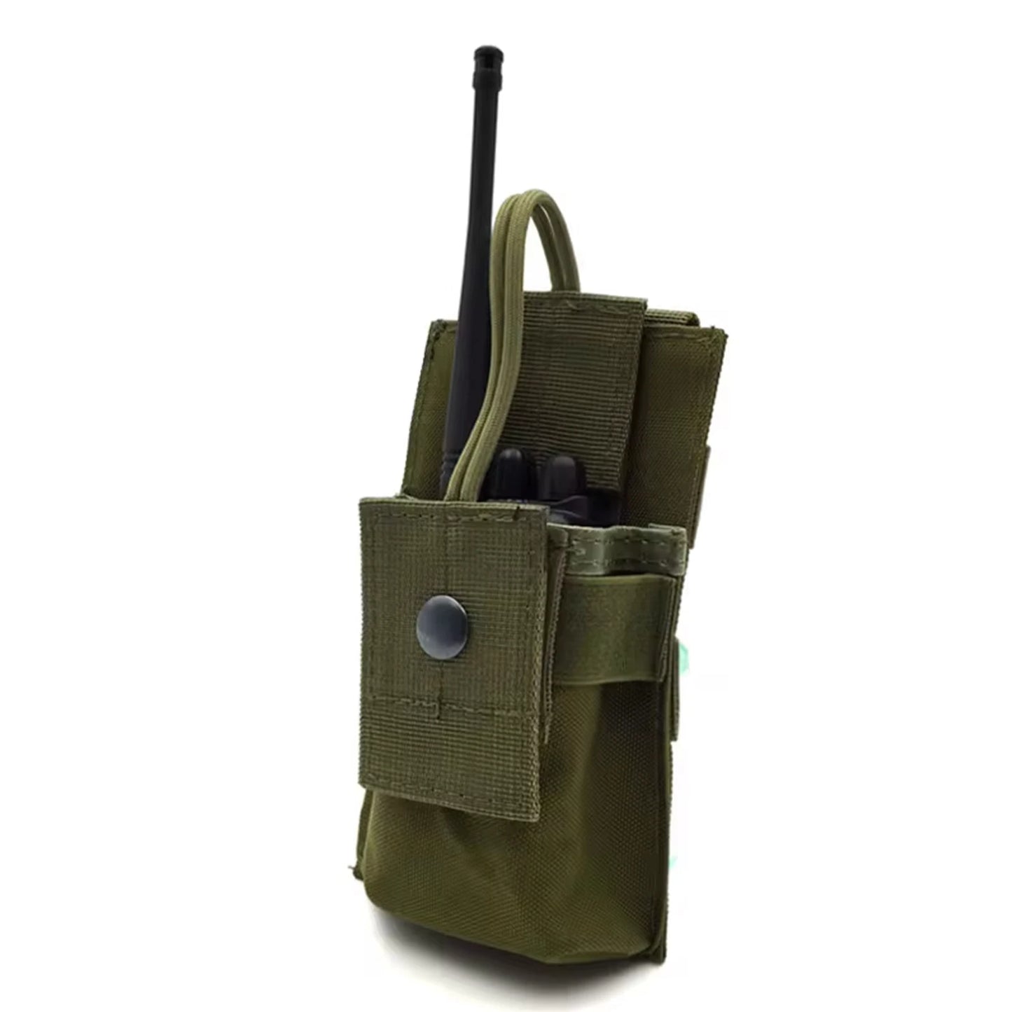 Tactical MOLLE Radio Pouch – Adjustable Walkie Talkie Holder