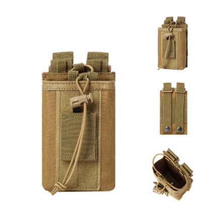 Tactical MOLLE Radio Pouch – Walkie Talkie Holder