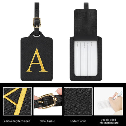 Personalized Initial Letter Luggage Tag – Anti-Lost Suitcase ID Tag
