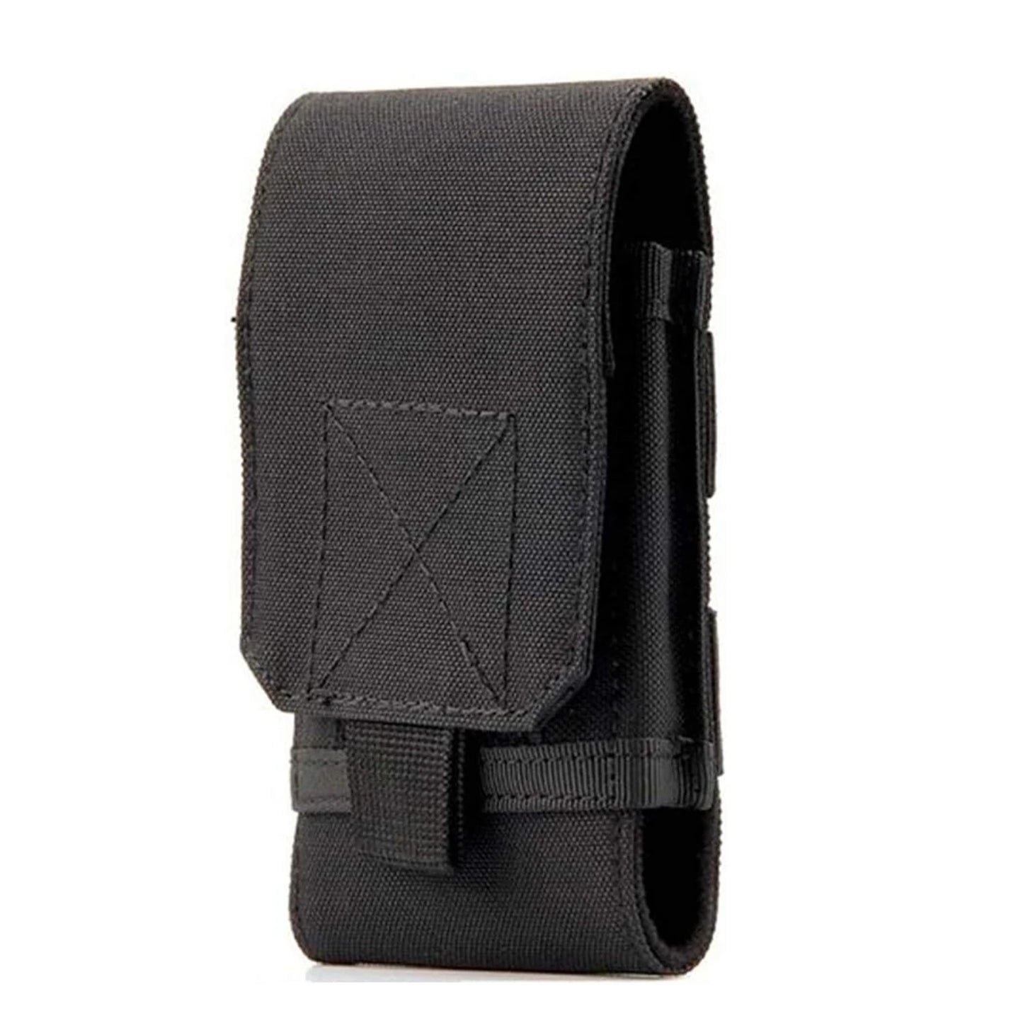 Tactical MOLLE Cell Phone Belt Pouch Holster with Belt Clip Loop