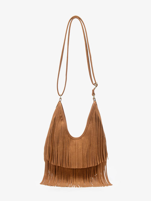 Fringe Crossbody Bag – Women's Boho Tassel Shoulder Tote