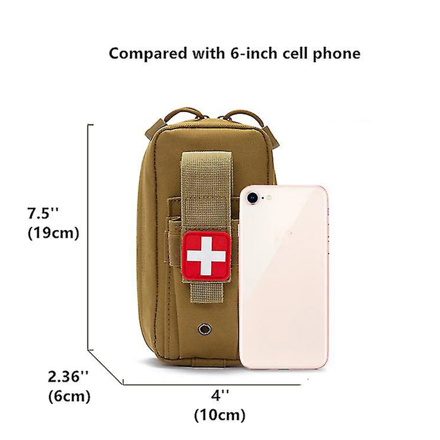 Tactical IFAK Pouch MOLLE First Aid Kit Bag – Empty EMT Trauma Pouch