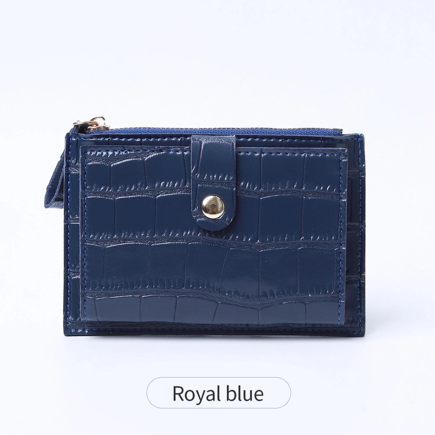 Women's Mini PU Leather Card Holder Wallet with Coin Purse