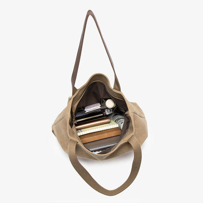 Large Capacity Canvas Tote Bag – Women's Casual Shoulder Bag