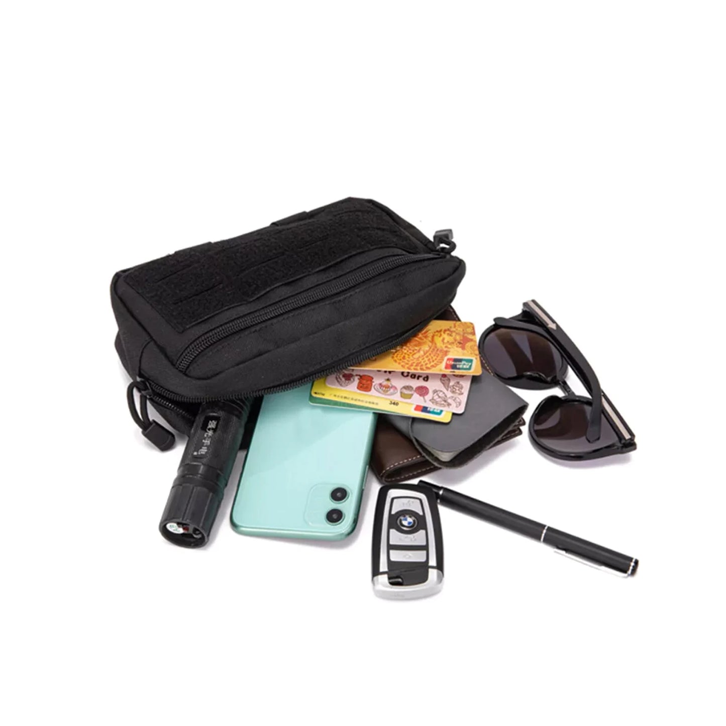 Tactical EDC Admin Pouch – MOLLE Organizer Vest Bag