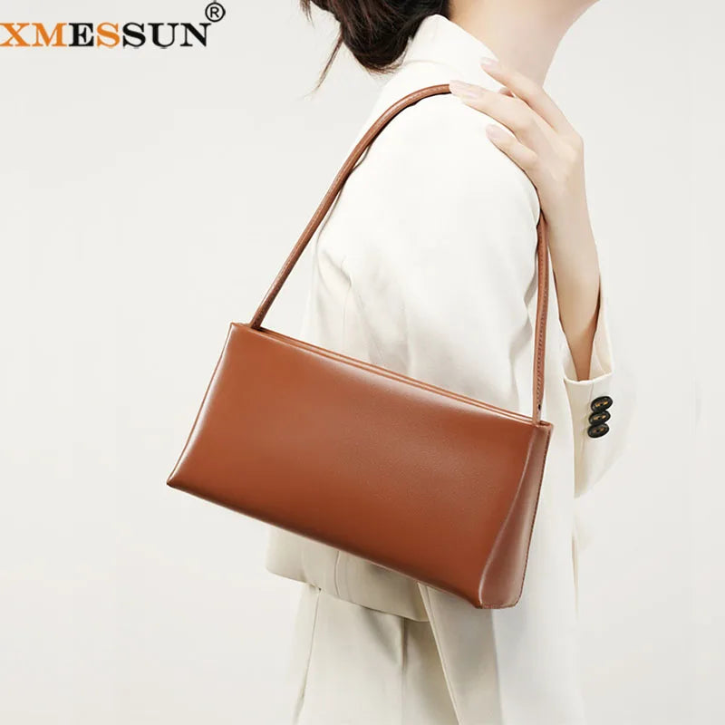 Soft Leather Shoulder Bag Women Crossbody Messenger Tote