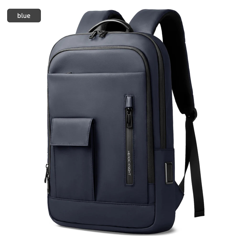 Slim Laptop Backpack Men 15.6" & 17" USB Port Lightweight