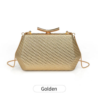 Woven Diamond Evening Bag for Women – Luxury Clutch Purse