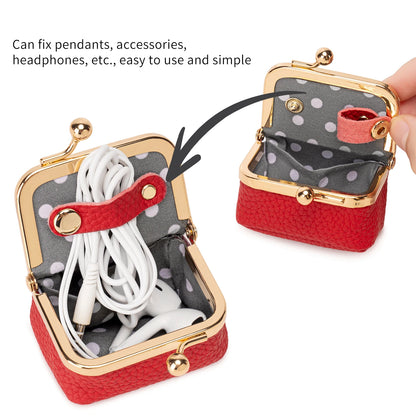 Kiss Lock Coin Purse – Mini Jewelry & Ring Travel Pouch