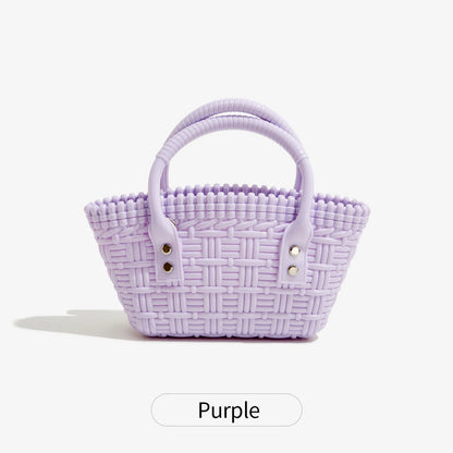 Woven Tote Bag Women's Summer Beach Handbag
