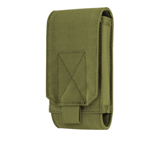 Tactical MOLLE Cell Phone Belt Pouch Holster with Belt Clip Loop