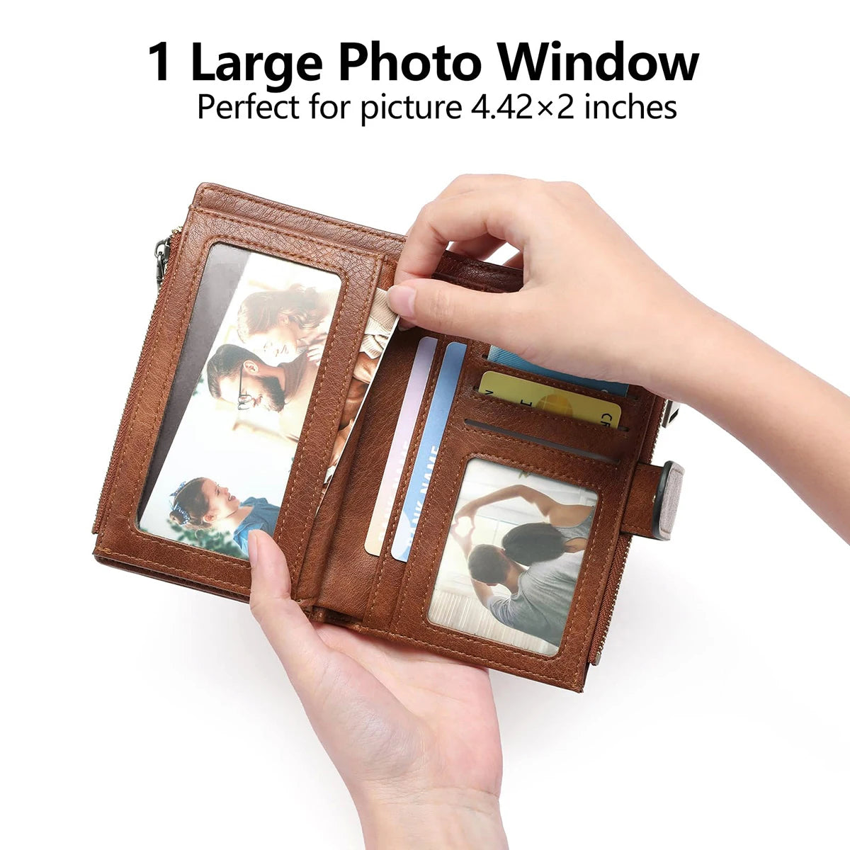 RFID Blocking Women's Wallet – Large Capacity Card Holder