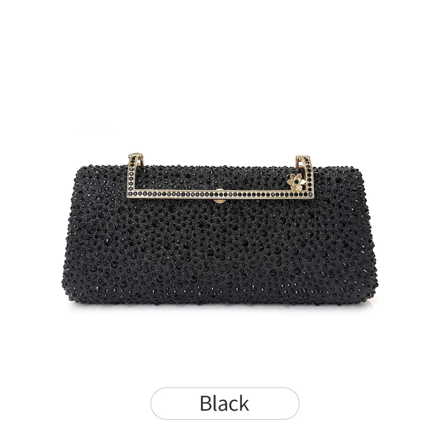 Sparkling Crystal Evening Clutch Bag – Women's Luxury Mini Crossbody