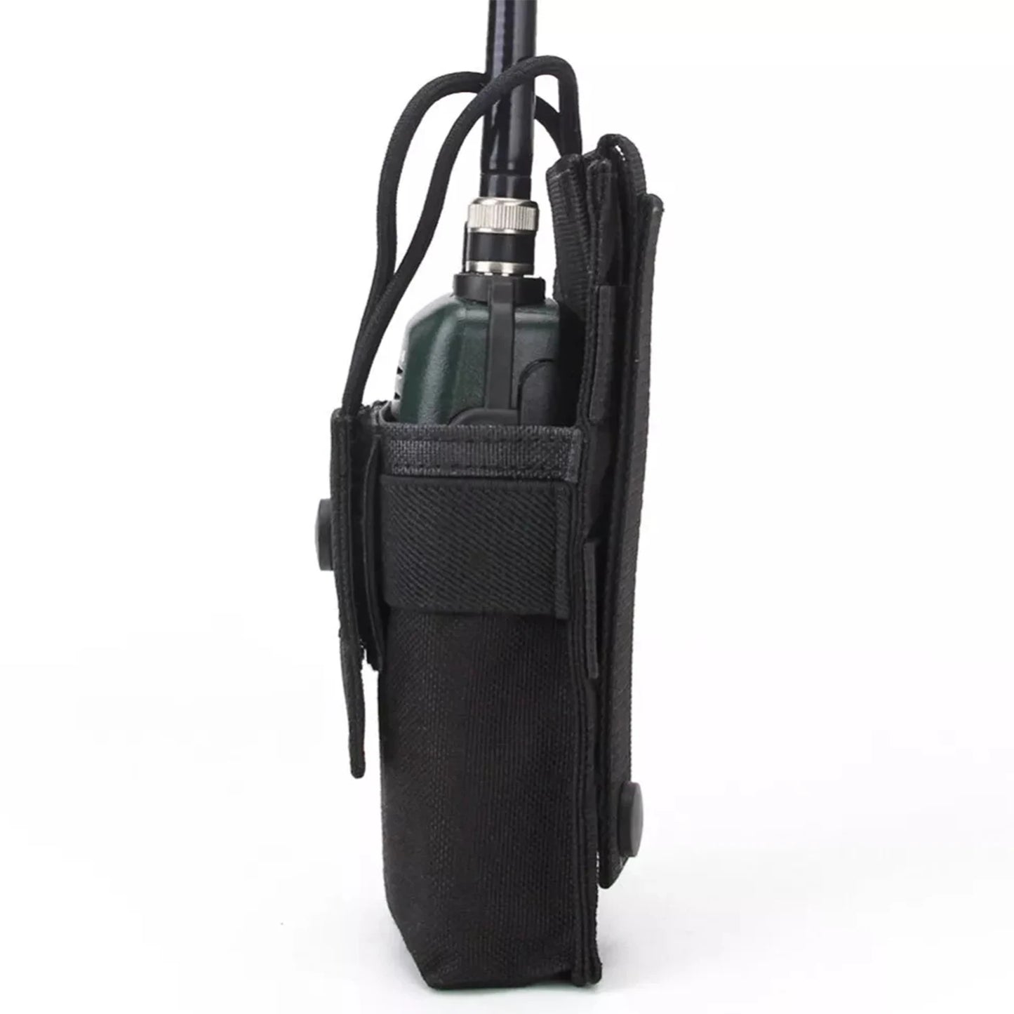 Tactical MOLLE Radio Pouch – Adjustable Walkie Talkie Holder