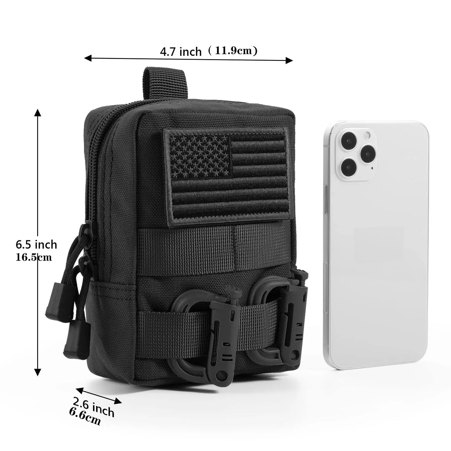 MOLLE Tactical EDC Utility Pouch – Compact Water-Resistant Waist Bag
