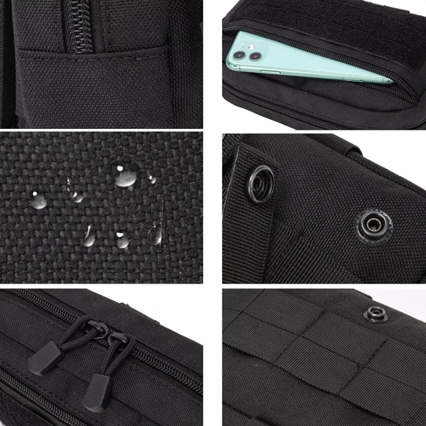 Tactical EDC Admin Pouch – MOLLE Organizer Vest Bag