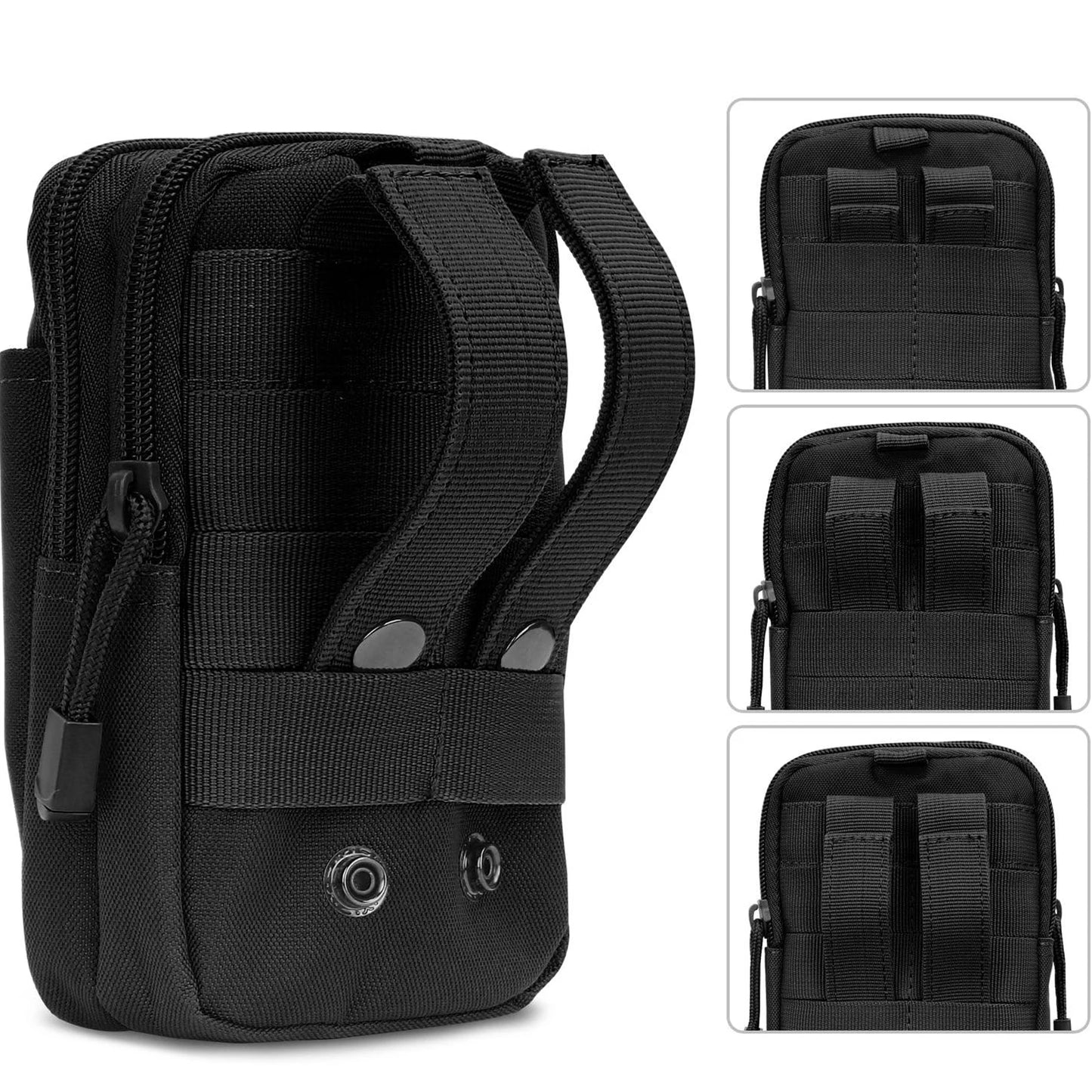 Tactical MOLLE Waist Belt Bag – EDC Phone Holster Pouch