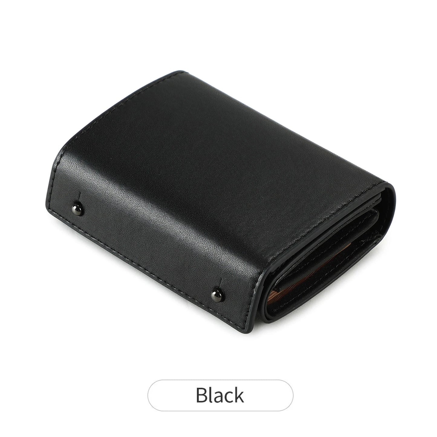 Trifold Wallet for Women – Slim Microfiber Leather with Card Slots