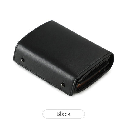 Trifold Wallet for Women – Slim Microfiber Leather with Card Slots