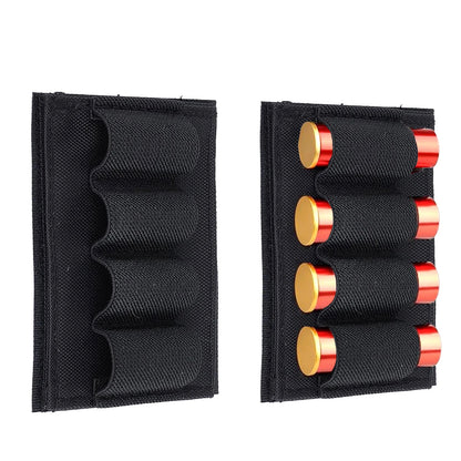 4-Round Shotgun Shell Holder Adhesive Side Saddle Ammo Carrier