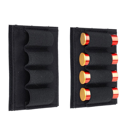 4-Round Shotgun Shell Holder Adhesive Side Saddle Ammo Carrier