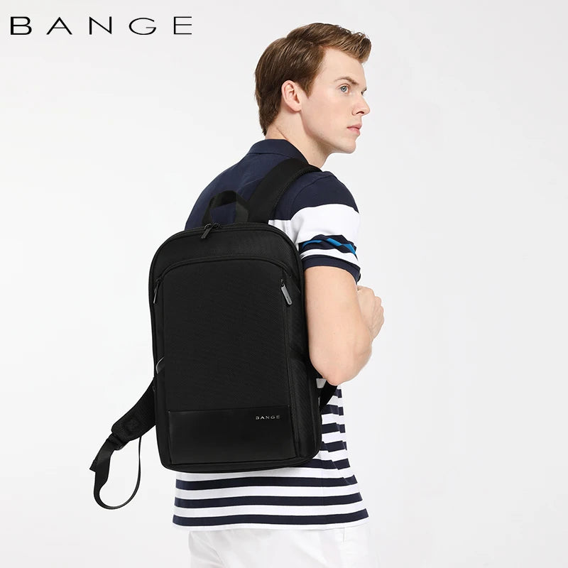 Bange 15.6" Laptop Backpack – Waterproof Business Travel Bag for Men