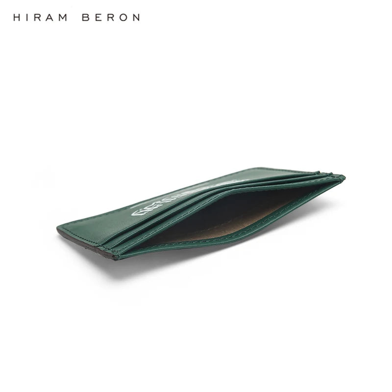 Saudi Arabia Flag Green Italian Leather Card Holder – Hiram Beron