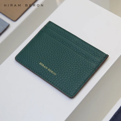 Monogram Pebble Leather Card Holder Wallet – Women & Men