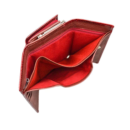 Alligator Pattern Women's Genuine Leather Short Wallet