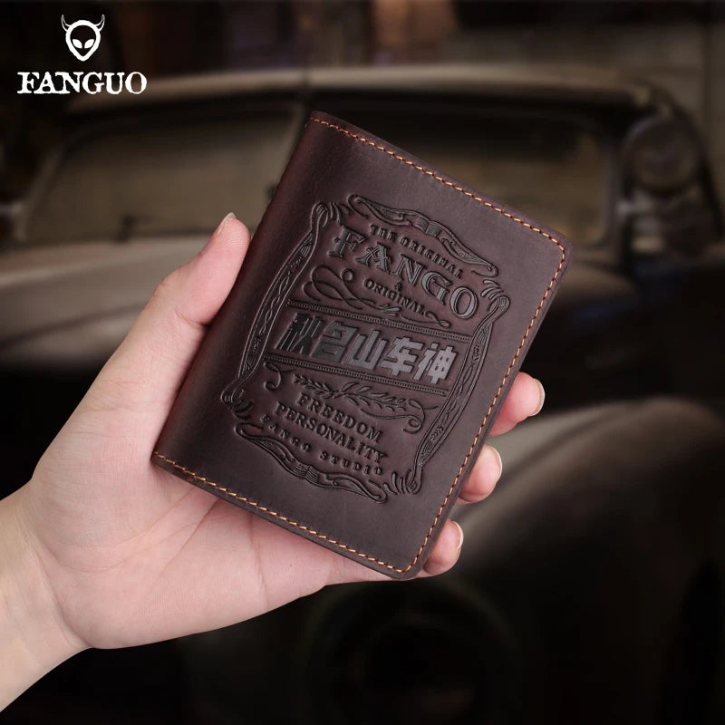Genuine Leather Driver's License & Card Holder Case