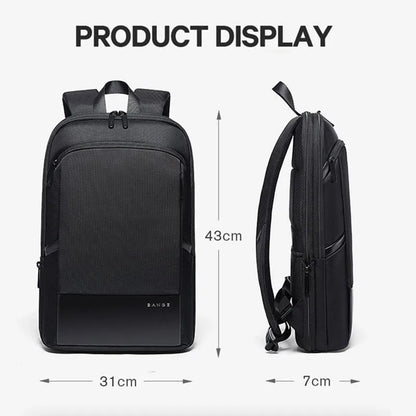 Bange 15.6" Laptop Backpack – Waterproof Business Travel Bag for Men