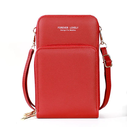 Touchscreen Crossbody Phone Purse for Women – Multifunction Wallet Bag