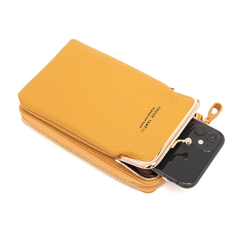 Phone Crossbody Bag for Women – PU Leather Mini Shoulder Purse