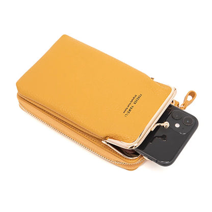 Phone Crossbody Bag for Women – PU Leather Mini Shoulder Purse