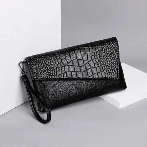Crocodile Clutch Bag for Women – 3-in-1 Crossbody Purse