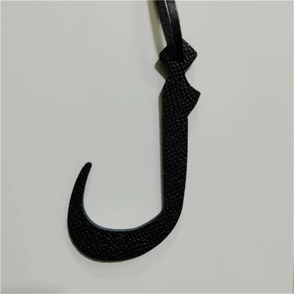 Wholesale Luxury Genuine Natural Leather Character Alphabet Arabic Letter L Keychain Backpack