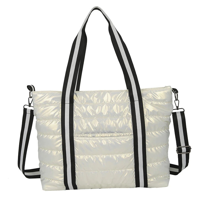 New Big Shoulder Bags Space Cotton Padded Handbags Woman Large Capacity Tote Bags Ladies Shopper Bolsa Feminina