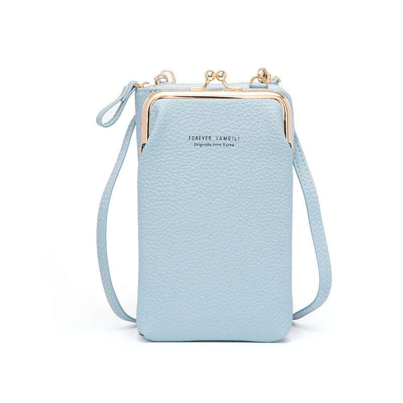 Phone Crossbody Bag for Women – PU Leather Mini Shoulder Purse