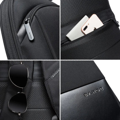 BANGE Slim Business Laptop Backpack – Waterproof Expandable 15.6"