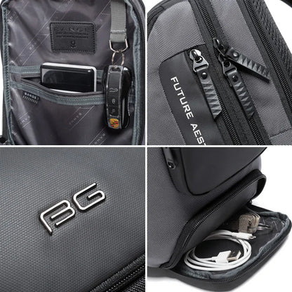 Bange Anti-Theft Crossbody Bag – Waterproof Messenger Shoulder Bag for Men