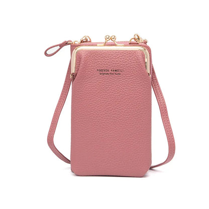 Phone Crossbody Bag for Women – PU Leather Mini Shoulder Purse
