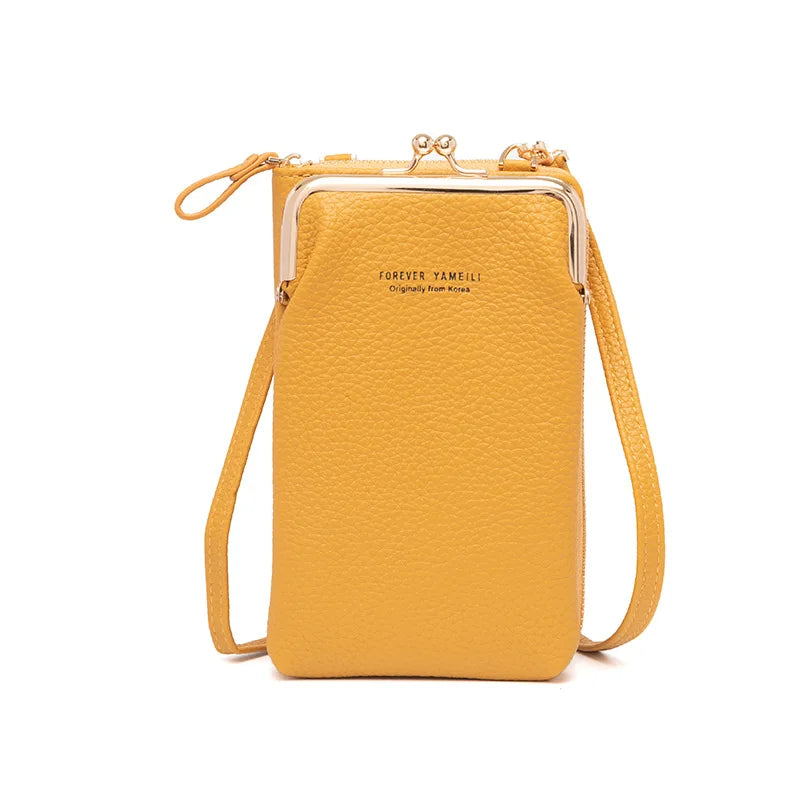 Phone Crossbody Bag for Women – PU Leather Mini Shoulder Purse
