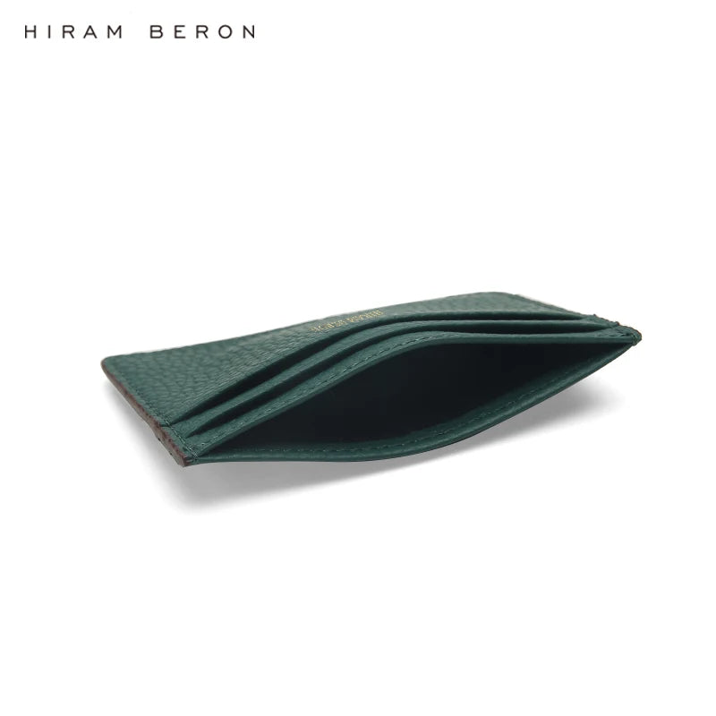 Monogram Pebble Leather Card Holder Wallet – Women & Men